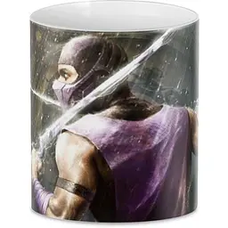 Кухоль GeekLand Mortal Kombat Мортал Комбат зі зброєю MK.02.10 330 мл білий - мініатюра 3