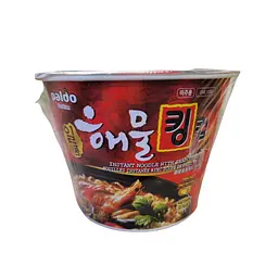 Локшина швидкого приготування Paldo Instant Noodle with seafood soup зі смаком морепродуктів у мисці 110 г