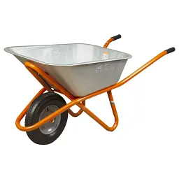Тачка будівельна Flora одноколісна 90 л 200 кг колесо 15" (з 5 частин) (5056464)