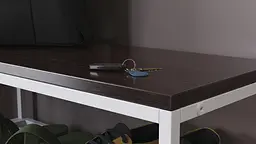 Банкетка універсальна Ferrum-decor Слайм 45x63x26 білий ДСП Венге 16мм (FRD-105510) - мініатюра 4
