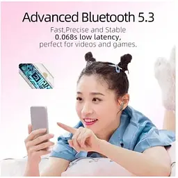 Бездротові навушники Xiaomi QCY T21 FAiryBuds TWS сріблясті - мініатюра 6