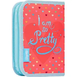 Пенал твердий 1 Вересня HP-04 Pretty, 13х21х4 см, червоний (532904) - мініатюра 2