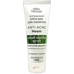 Крем для обличчя Triuga 75мл Нічний-SOS Anti-Acne Neem