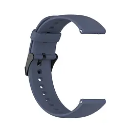 Ремінець силіконовий для смарт-годин BeWatch HW Huawei Watch 22 мм СіроСиній (102HW05) - мініатюра 4