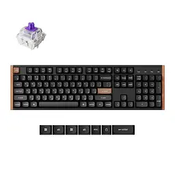 Клавіатура бездротова Keychron K10 HE Magnetic Switch Black RGB (K10H-F1-UA) - мініатюра 7