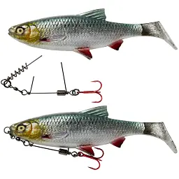 Оснащення Savage Gear SS Corkscrew Stinger 3G 1X #1 16kg Red + BN (2 шт/уп) - мініатюра 2