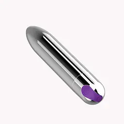 Вібропуля водонепроникна з USB 10 режимів Срібна 9,2 см - мініатюра 2