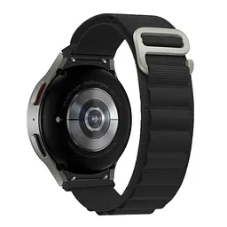 Ремінець BeWatch Alpine Loop для Samsung Galaxy Watch 4 5 6 7 Чорний (14GW1201) - мініатюра 3