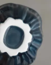 Японська ваза Newtea Лотос синя 13.5 x 7 см - мініатюра 9