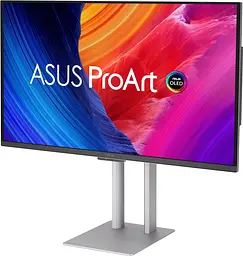 Монітор Asus 26.5" ProArt PA27UCDMR (90LM04NE-B01K71) OLED Silver/Black 240Hz - мініатюра 6