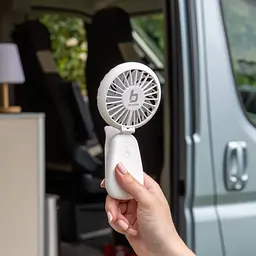 Вентилятор акумуляторний Bo-Camp Mini Fan With Clamp White (8520960) - мініатюра 3