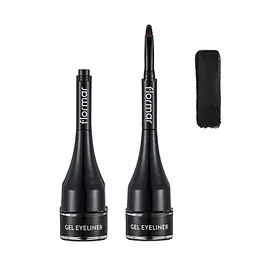 Підводка для очей гелева Flormar Gel Eyeliner, 2,2 г, GE01- Black Чорний