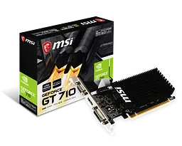 Відеокарта GeForce GT 710 2GB MSI LP (GT 710 2GD3H LP) - мініатюра 2