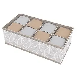 Органайзер EuroHome на 8 комірок 28х14,6х12,6 см Beige Leaf (405192)
