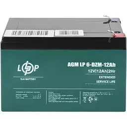 Акумулятор LogicPower LP 6-DZM-12 Ah тяговий свинцево-кислотний (LP3536) - мініатюра 3