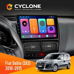 Штатна магнітола Fiat Doblo (263) 2010-2015 Cyclone C10-001 2x32 CPL Cyclone (НФ-00008700)