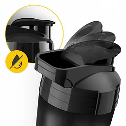 Шейкер спортивний 4FIZJO Ultra 700 мл Black (P-5905973407090) - мініатюра 6