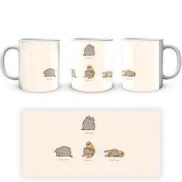 Кухоль GeekLand Pusheen Пушин PC 02.16 330 мл білий - мініатюра 4
