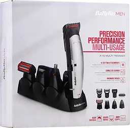 Набір для стрижки Babyliss Waterproof E837E сріблястий - мініатюра 5