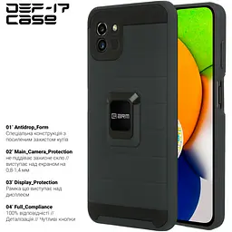Чохол Armorstandart DEF17 Case для Samsung A03 [A035] Black [ARM61350] [76688] - мініатюра 2
