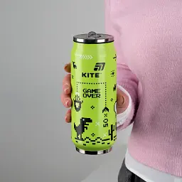 Термочашка Kite Game over з трубочкою 500 мл (K25-1264-1) - мініатюра 3