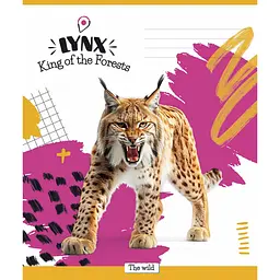 Зошит Школярик King of the Tropics 18 аркушів клітинка (018-3421K) - мініатюра 2