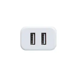 Мережевий зарядний пристрій 2 USB Hoco C62A 2.1 A White + USB Cable iPhone 8 - мініатюра 3