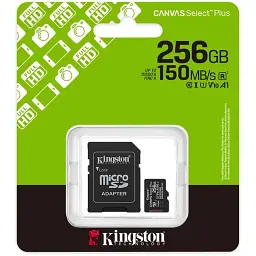 Картка пам'ятi KINGSTON 256Gb UHS-I U1 V10 A1 + SD-adapter (SDCS3/256GB) - мініатюра 8
