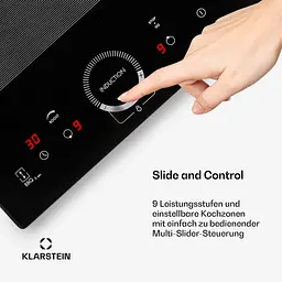 Індукційна варильна поверхня Klarstein Delicatessa Slim Чорний (10033015) - мініатюра 6