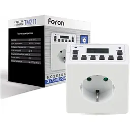 Розетка з таймером Feron TM211 (23366) - мініатюра 3