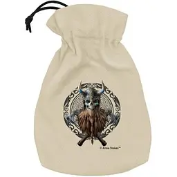 Мішок для кубиків Q‑Workshop Anne Stokes Dice Pouch: Viking Skull (BAST208)