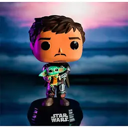 Фігурка Funko Pop! Star Wars: Мандалорець з Грогу 9.6см (54525) [117808] - мініатюра 5