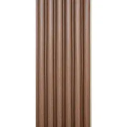 Рейка декоративна Wall Sticker WPC кругла стінова 3000х152х15 мм Каштан SW-00001872 - мініатюра 5