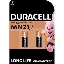 Батарейки Duracell A23 MN21, 12V 2 шт. (АРТ9120)