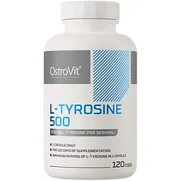 Амінокислота OstroVit L-Tyrosine 500 mg 120 капсул