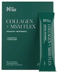 Колаген + МСМ Флекс My Nutri Week Collagen + MSM Flex 30 саше