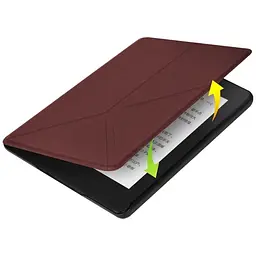 Обкладинка Ultra Slim Origami BeCover для Amazon Kindle Paperwhite 12th Gen. 2024 7" Red Wine (712842) - мініатюра 6