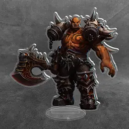 Акрилова колекційна фігурка World of Warcraft Орк Гаррош Пекельний Крик 15 см