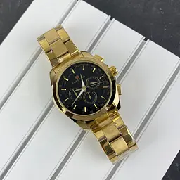 Наручний годинник чоловічий 6917 Gold-Black Forsining acs0031384 - мініатюра 2