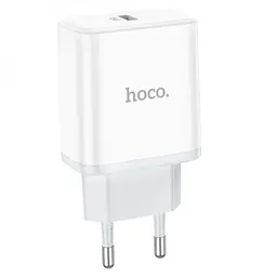Зарядний пристрій Hoco Stage C104A 1 type-c 20w 6931474782892 білий