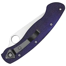 Ніж Spyderco Military, S110V, синий (C36GPDBL)