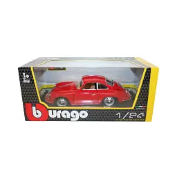 Автомодель - PORSCHE 356B (1961) (асорті слонова кістка, червоний, 1:24) - мініатюра 2
