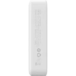 Зовнішній акумулятор Baseus Magnetic Mini 20W 20000 mAh White (PPCX150002) [113529] - мініатюра 6