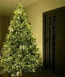 Гірлянда нитка на котушці, від мережі, 50м, 240LED, теплий білий/ Світлодіодна LED гірлянда на ялинку - мініатюра 5