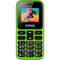 Мобільний телефон Sigma Comfort 50 CF113 HIT2020 Green 1.77 micro max 32 gb 1450мА*г UA UCRF