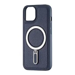 Чохол Jinduka Leather Ringo iPhone 14 Blue