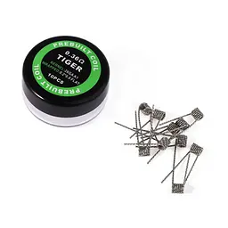 Комплект спіралей PREBUILT Tiger Coil 0.36 10 шт Ом (bs055) - мініатюра 3