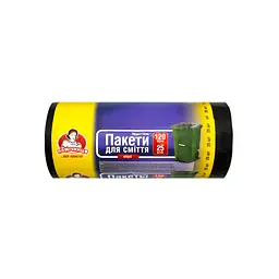 Пакети для сміття Помічниця 120 л 25 шт. (4820012340200)