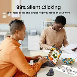 Маніпулятор миша бездротова UGREEN MU008 Multi-mode Vertical Mouse White (UGR-45759) - мініатюра 9