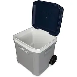 Ізотермічний контейнер на колесах Igloo MaxCold Latitude 62 Roller 56 л сірий з синім (34696) - мініатюра 3